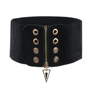 ceinture corset fermeture éclair triangle