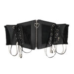 ceinture corset à zip