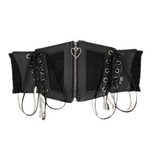 ceinture corset à zip
