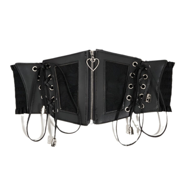 ceinture corset à zip