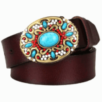 ceinture cowboy cuir femme