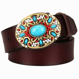ceinture cowboy cuir femme