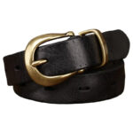 Ceinture avec boucle laiton