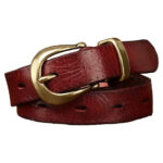 Cuir premium ceinture femme