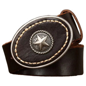 Ceinture de Cowboy Homme cuir
