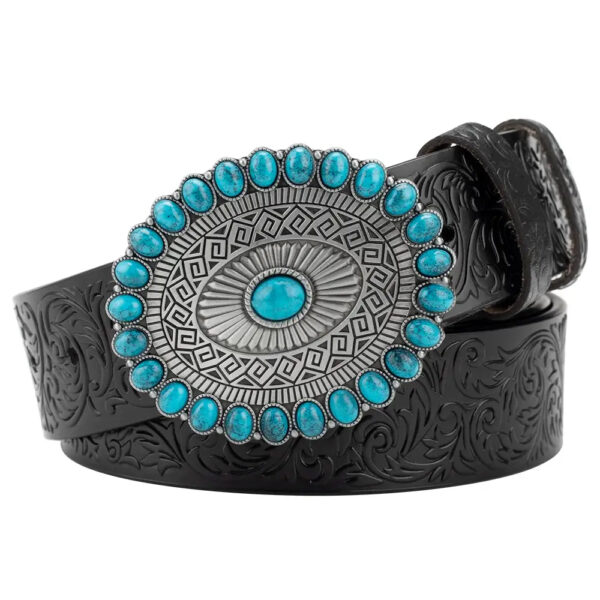 ceinture cowboy turquoise