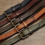 ceinture cuir mixte