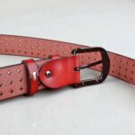 ceinture cuir élégante