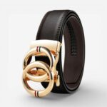 Ceinture ajustable en cuir