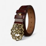 Cuir bovin ceinture femme