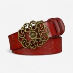 Détails floraux ceinture