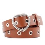 ceinture cuir boucle cœur
