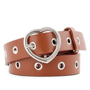 ceinture cuir boucle cœur