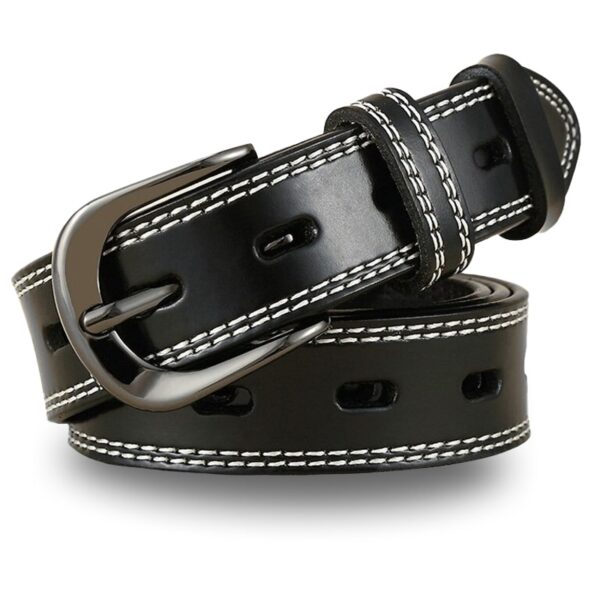 ceinture en cuir classique pour femme