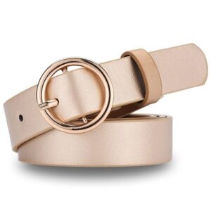 Ceinture Cuir Femme Dorée