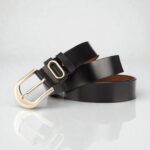ceinture cuir Élina élégante