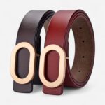 ceinture cuir femme moderne