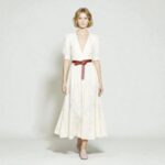 Ceinture cuir nœud chic