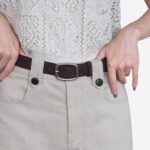 ceinture cuir marron
