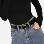 ceinture cuir noir