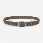ceinture cuir café