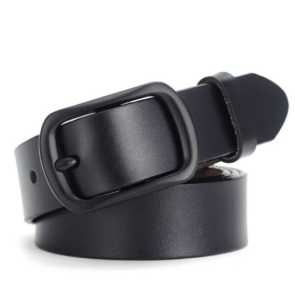 Ceinture Cuir Femme - Noire