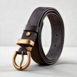 élégance ceinture cuir