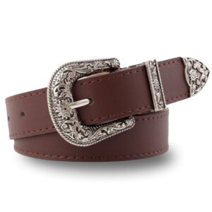 ceinture cuir femme western