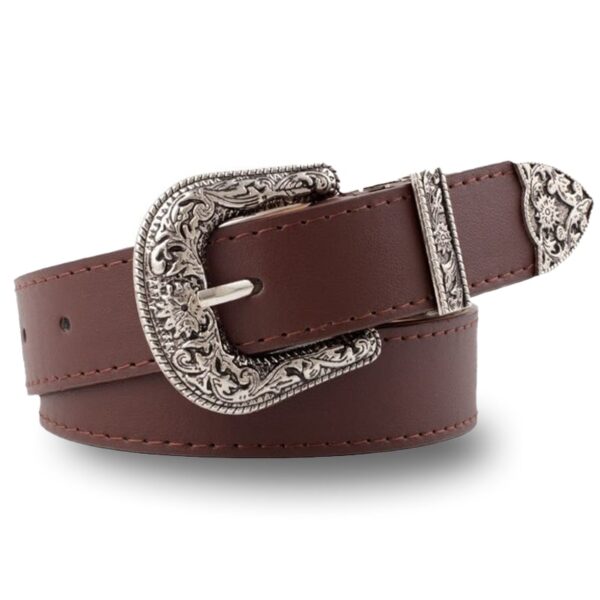 ceinture cuir femme western