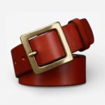 ceinture cuir pleine fleur