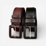 Ceinture homme cuir patiné