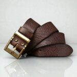 boucle élégante ceinture cuir