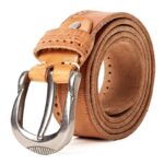 Ceinture cuir homme camel