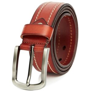 ceinture cuir cognac