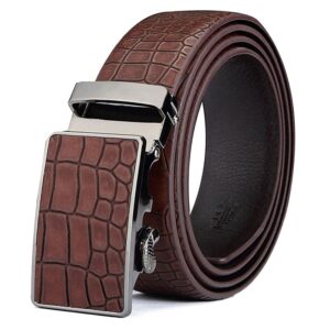 ceinture en cuir crocodile