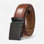 ceinture en cuir marron Elrick