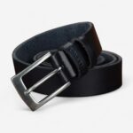 ceinture cuir homme en noir