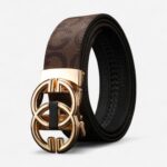 ceinture noire cuir homme