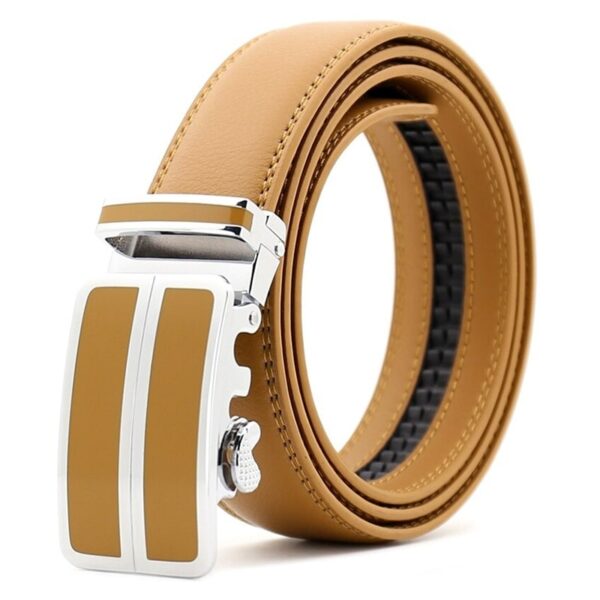 Ceinture Cuir Homme - Marron Clair