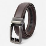 Ceinture en cuir noir