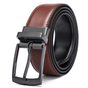 Ceinture réversible en cuir pour homme