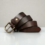look vintage ceinture cuir