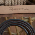 ceinture cuir élégante