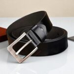 Varden ceinture cuir noir