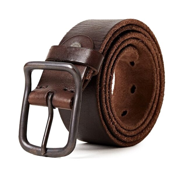 Ceinture cuir homme vieilli
