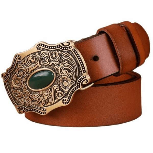 Ceinture en cuir western