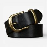 Ceinture cuir pleine fleur homme