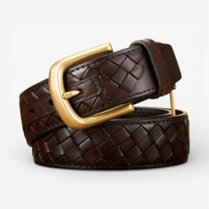 ceinture cuir tressé homme