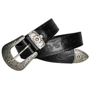 ceinture design western cuir