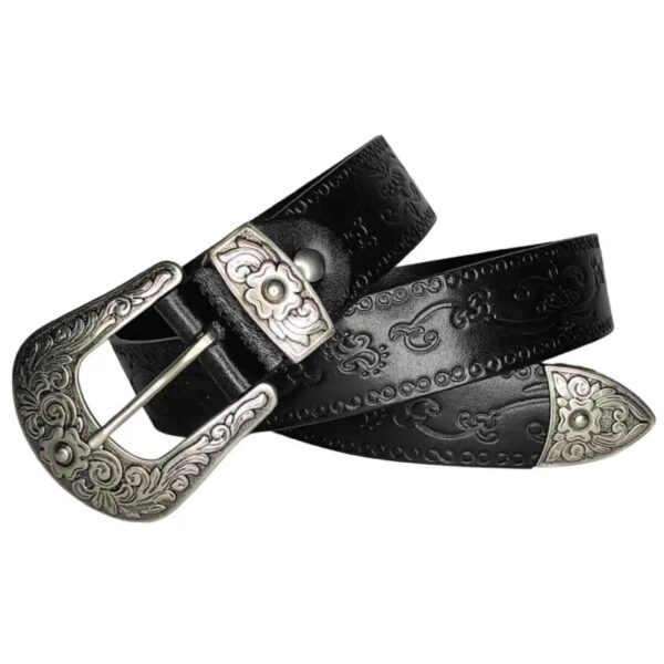 ceinture design western cuir